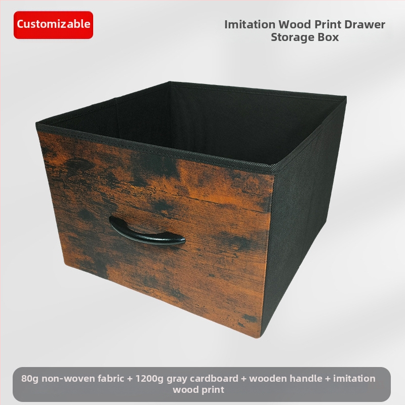 Κουτί αποθήκευσης γραφείου – Συρόμενο από μη υφαντό ύφασμα, οργανωτής με τραβηγόμενο συρτάρι, δυνατότητα εκτύπωσης λογότυπου