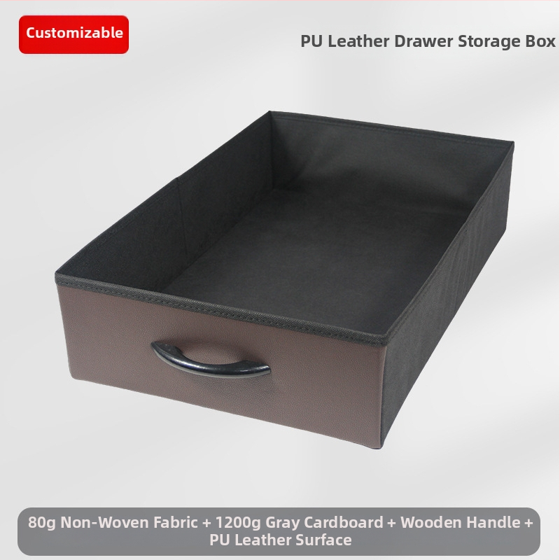 Κουτί αποθήκευσης γραφείου – Συρόμενο από μη υφαντό ύφασμα, οργανωτής με τραβηγόμενο συρτάρι, δυνατότητα εκτύπωσης λογότυπου