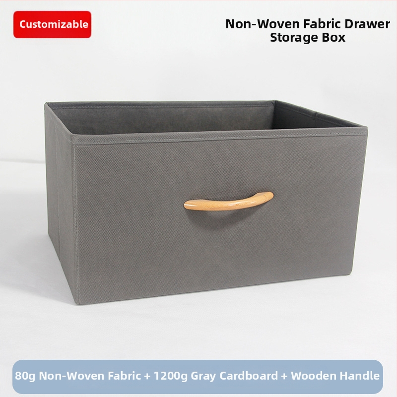 Κουτί αποθήκευσης γραφείου – Συρόμενο από μη υφαντό ύφασμα, οργανωτής με τραβηγόμενο συρτάρι, δυνατότητα εκτύπωσης λογότυπου