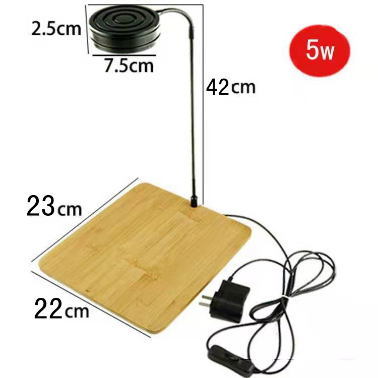 Lampa za akvarij s mikropejzažem - aluminijsko kućište, 3W s bambusom pločom, R7S utičnica, 1,5 kg