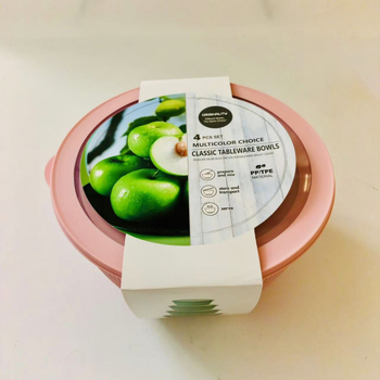Kružni plastični set posuda za salatu za kućnu upotrebu – kvaliteti hrane, PP+TPR, kapacitet 4,1–5 L, kružne posude za pohranu u kuhinji, paket 18/24/36