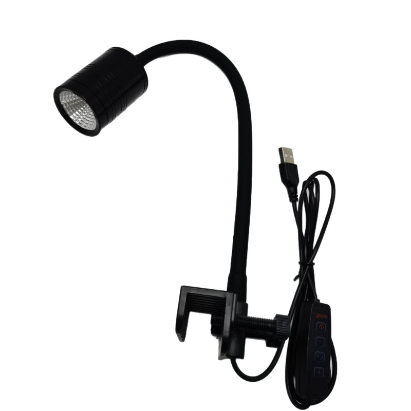 LED lampica za akvarij za pejzažno osvjetljenje — puni spektar, aluminijska legura, 7W, 400 g