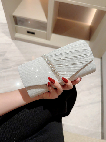 Clutch torbica od poliestera s PU podlogom, horizontalni oblik, magnetsko zatvaranje