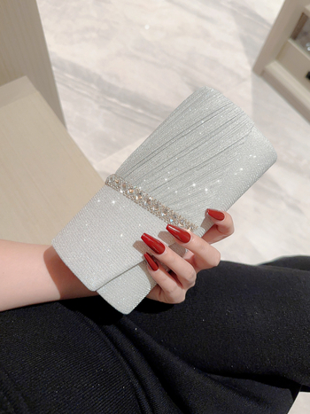 Clutch torbica od poliestera s PU podlogom, horizontalni oblik, magnetsko zatvaranje