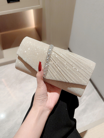 Clutch torbica od poliestera s PU podlogom, horizontalni oblik, magnetsko zatvaranje