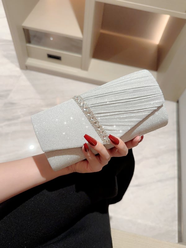 Clutch torbica od poliestera s PU podlogom, horizontalni oblik, magnetsko zatvaranje