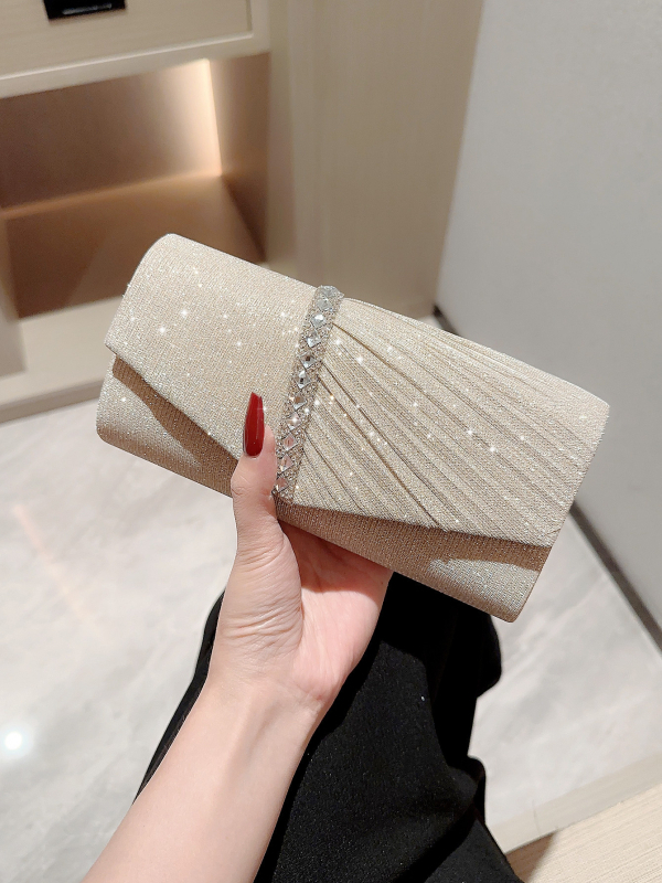 Clutch torbica od poliestera s PU podlogom, horizontalni oblik, magnetsko zatvaranje