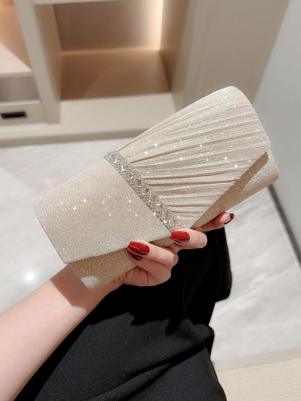 Clutch torbica od poliestera s PU podlogom, horizontalni oblik, magnetsko zatvaranje