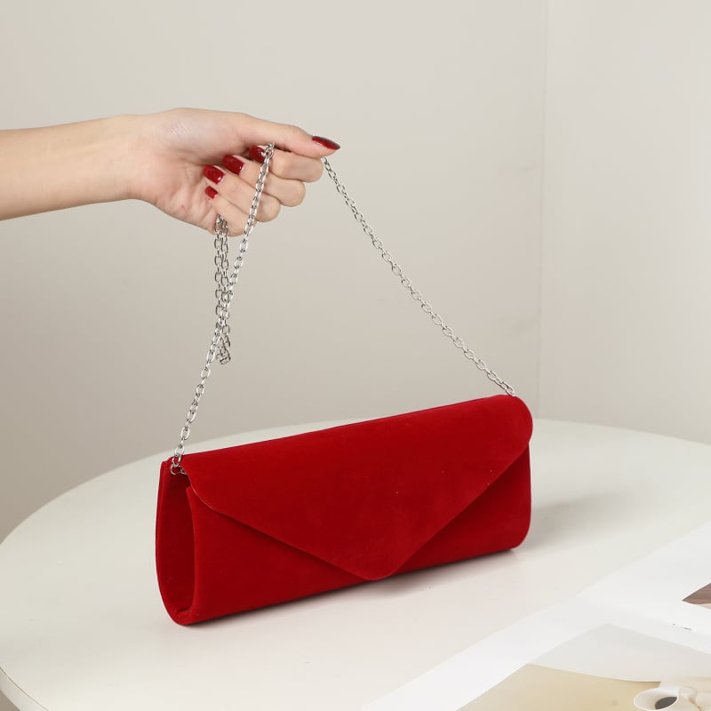 LETODE baršunasta clutch torbica, mala kvadratna večernja torba s magnetskim zatvaračem, džep za telefon i identifikacijski dokument, poliester podstava, svakodnevni stil