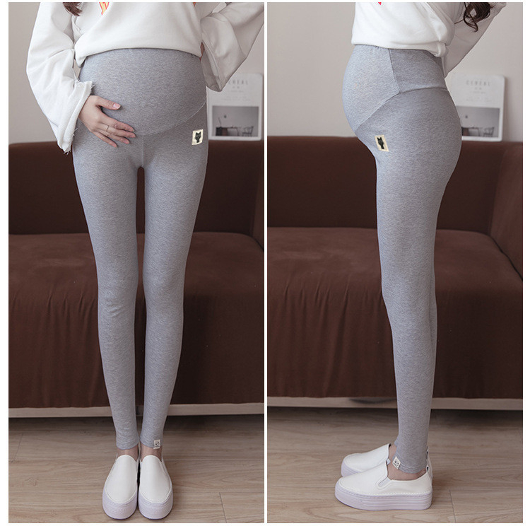 Trudničke hlače s potporom za trbuh – debeli, kratkog kroja, pamuk-svil 40% i poliester 30–50%