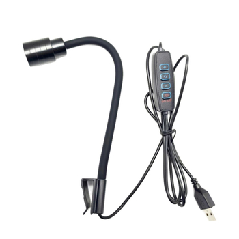 Mini akvarijska svjetiljka s punim spektrom, clip-on, 3W, aluminijsko kućište, težina 200 g