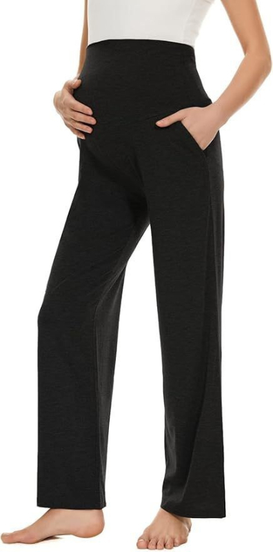 Trudničke ljetne hlače od Modala, široki kroj, podrška za trbuh, ležeran kroj, Modal 90–95%, Spandex <30%, Proljeće 2025