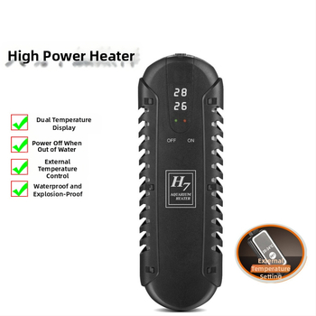 Мини нагревател за аквариум с LED дисплей, цифров контрол на температурата, 25W