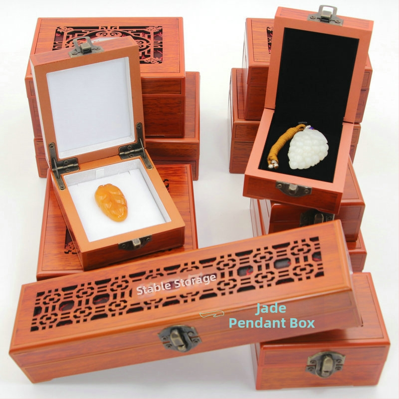 Cutie din lemn pentru brățări și coliere — cutie de prezentare pentru bijuterii, de la Aolan Jewelry