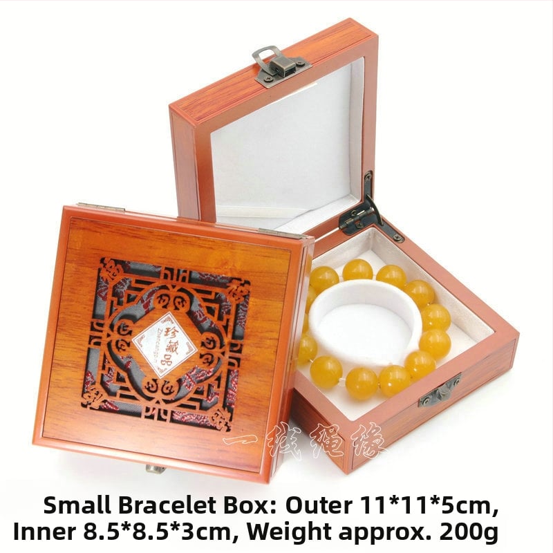 Cutie din lemn pentru brățări și coliere — cutie de prezentare pentru bijuterii, de la Aolan Jewelry
