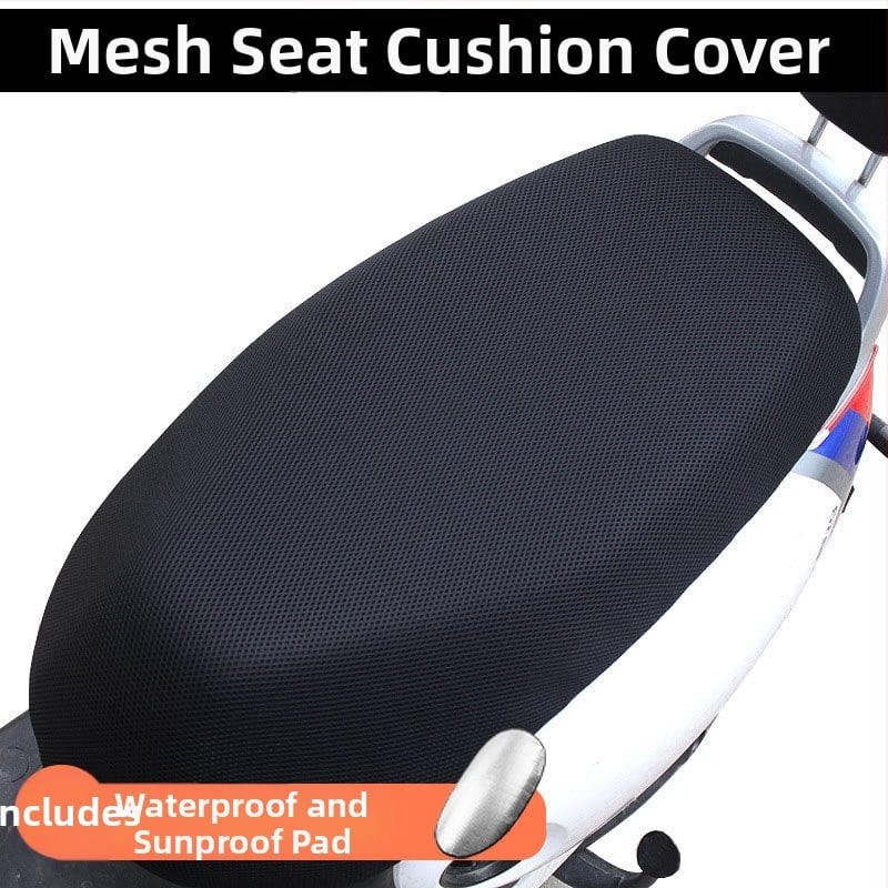 Acoperire pentru șa de vehicul electric, plasă de protecție solară, material nylon, izolație termică și respirabilă, impermeabilă