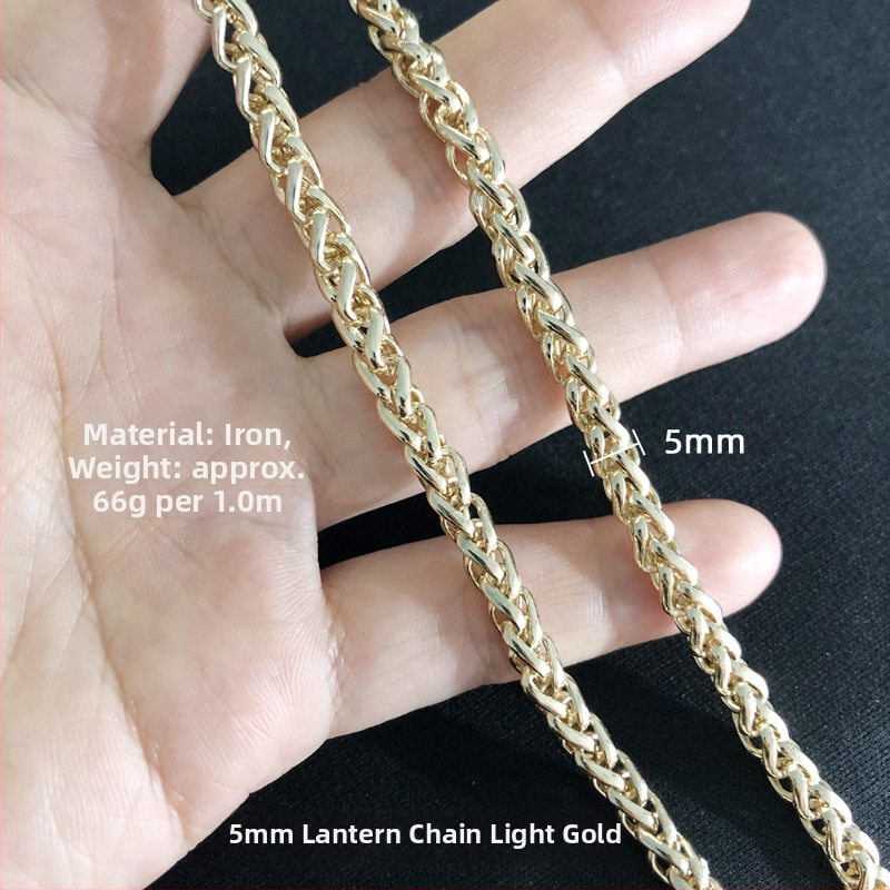 Reťaz pre odevné doplnky, železo, elektroplátované