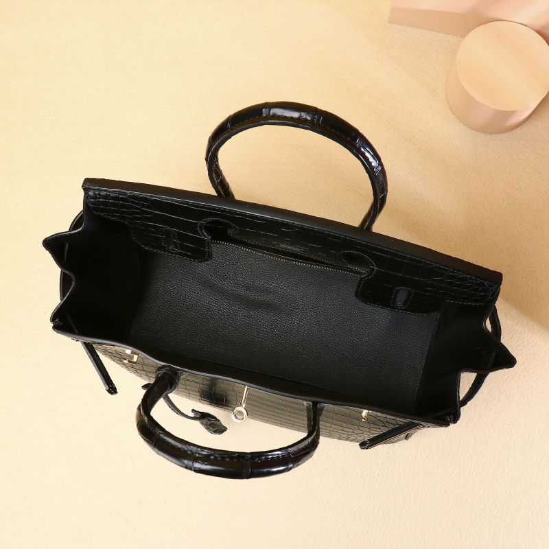 Ženska silikon torbica u platinskom stilu, velika kapaciteta, zatvaranje šnonom, skriveni džep sa zatvaračem