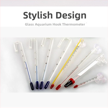 Γυάλινο θερμόμετρο ενυδρείου με ψηφιακή οθόνη, επιπλέων πλακίδιο μέτρησης θερμοκρασίας νερού
