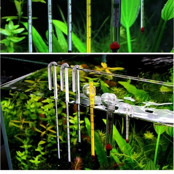 Γυάλινο θερμόμετρο ενυδρείου με ψηφιακή οθόνη, επιπλέων πλακίδιο μέτρησης θερμοκρασίας νερού