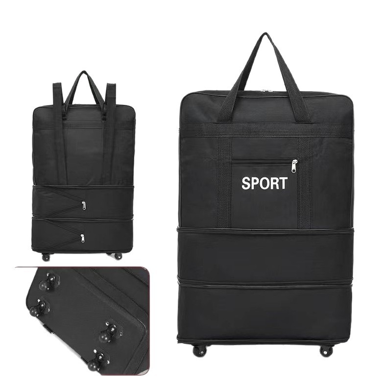 Putna torba s kotačićima, ultra lagana i proširiva, kapacitet 56-75 L, materijal Oxford platno, brend T6s