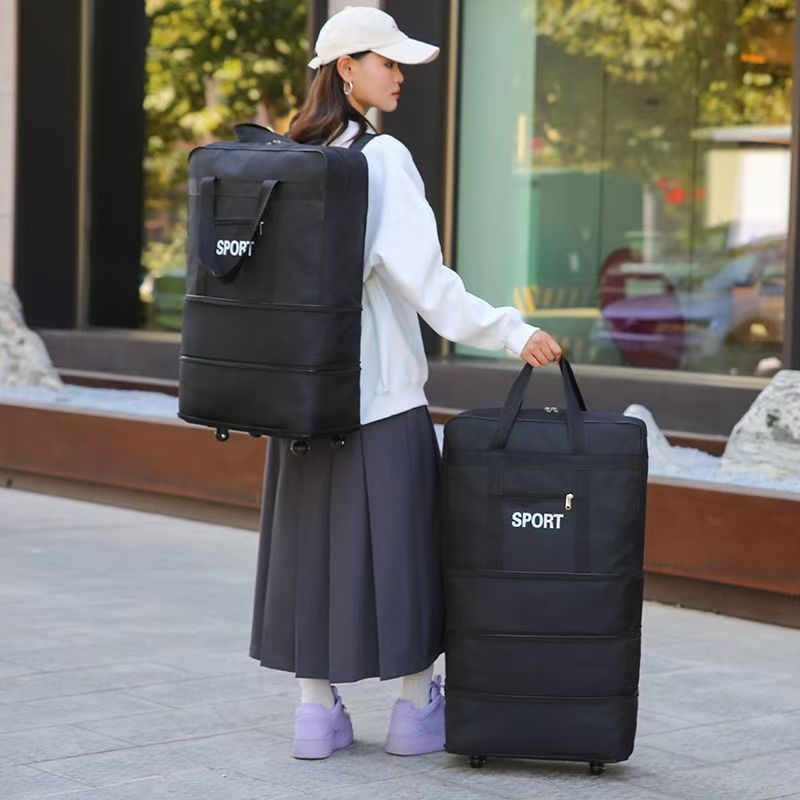 Putna torba s kotačićima, ultra lagana i proširiva, kapacitet 56-75 L, materijal Oxford platno, brend T6s