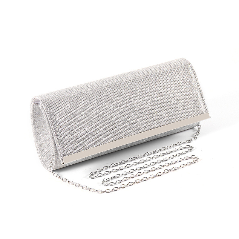 Damska večernja clutch torba s poklopcem, poliester, vodoravni kvadratni oblik, magnetsko zatvaranje, unutarnji pretinci za telefon i ID