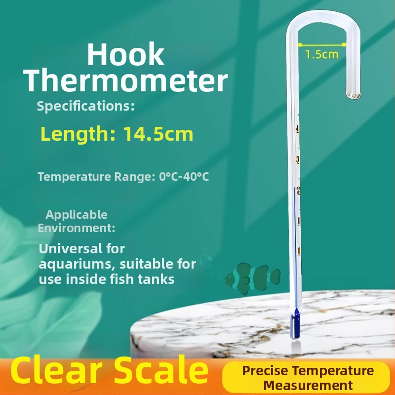 Akvarium- és halastó hőmérő, nagy pontosságú vízhőmérséklet-mérés, tropikus halak számára