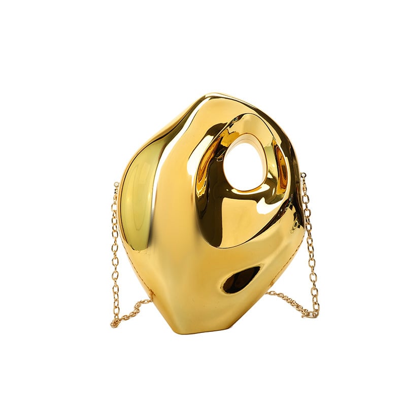 Akril Crossbody kutija torba – kamena forma, magnetsko zatvaranje, unutarnji džepovi za telefon i osobnu iskaznicu, bez podloge, ljeto 2024