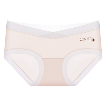 Ice Silk kismama alsónemű, alacsony derekú, lélegző, nejlon anyagú, pamut belső rész az ágyék tájékán