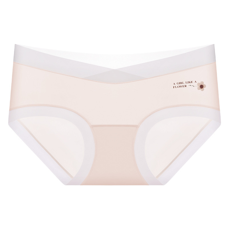 Ice Silk kismama alsónemű, alacsony derekú, lélegző, nejlon anyagú, pamut belső rész az ágyék tájékán