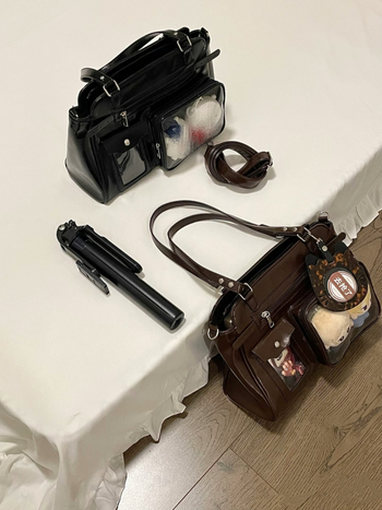 Crossbody torba, japansko-korejski stil, PU materijal, horizontalni pravokutni oblik, zatvaranje zatvaračem