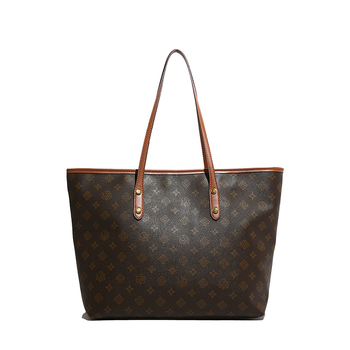 PU Tote táska, utcai trend stílus, vízszintes négyszögletes forma, cipzáras zárás, belső zseb a telefon számára