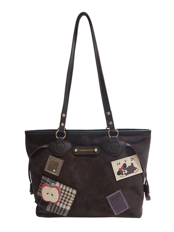 Ženska torbica preko ramena u stilu kupovne torbe, PU materijal, poliester podstava, zatvaranje na zip, unutarnja zip pretinac