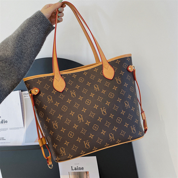 JWIK PU női tote táska, nagy kapacitású, zipzáras nyitás, belső zsebek, dupla vállpánt