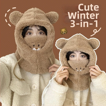 Bavlnený set čiapka a šál na zimu, unisex dospelí, Zima 2024