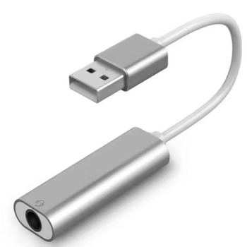 Type-C USB към 3.5 мм цифров аудио адаптер с алуминиев корпус за смартфони и компютри (модел HFR023)