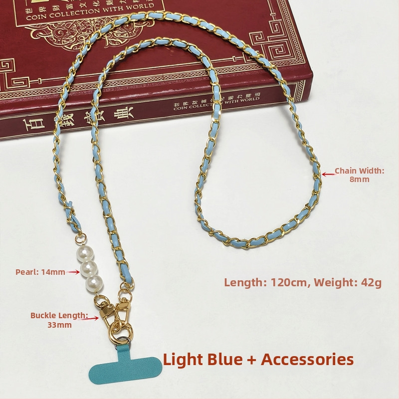 Reťaz na telefón - kovový reťaz, elektroplátovanie, Kód produktu Lh2516, Jar 2025