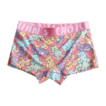 Γυναικείες μποξέρ σλιπ από ice silk, αναπνέοντες, μεσαία μέση, βασικό ύφασμα: νάιλον, επένδυση καβάλου βαμβάκι (90–95%).