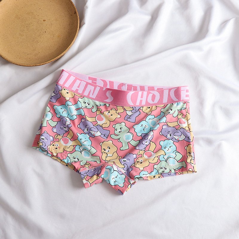 Γυναικείες μποξέρ σλιπ από ice silk, αναπνέοντες, μεσαία μέση, βασικό ύφασμα: νάιλον, επένδυση καβάλου βαμβάκι (90–95%).