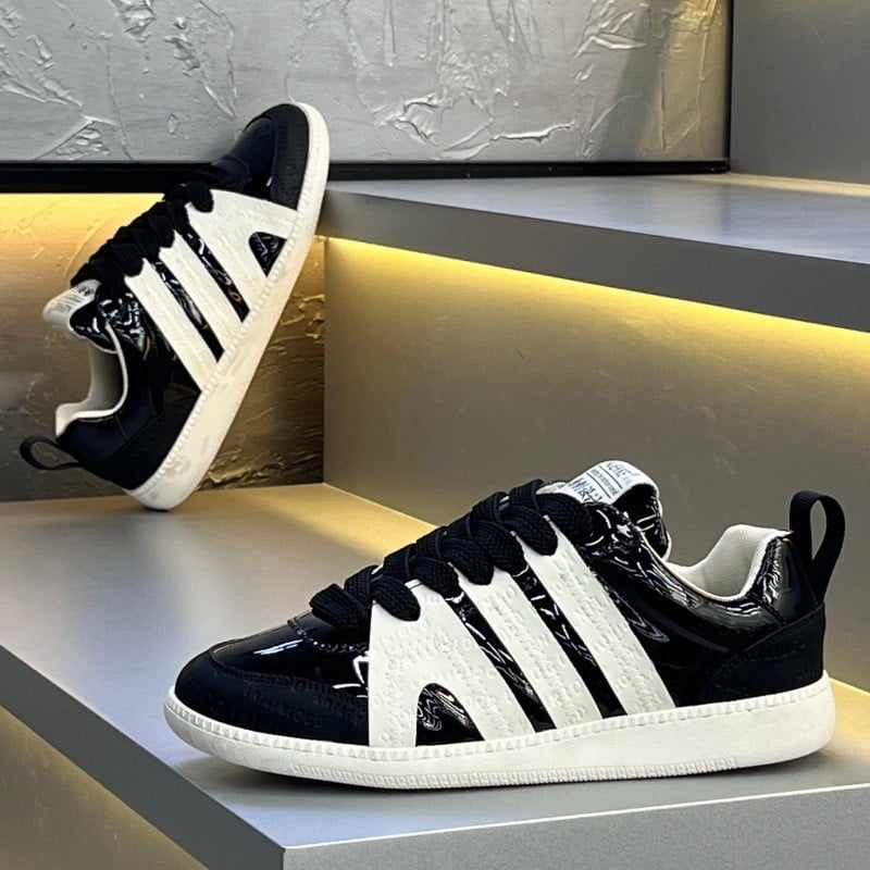 Casual мъжки маратонки със Lycra горна част, връзки, дишащи, гумена подметка, заострен нос