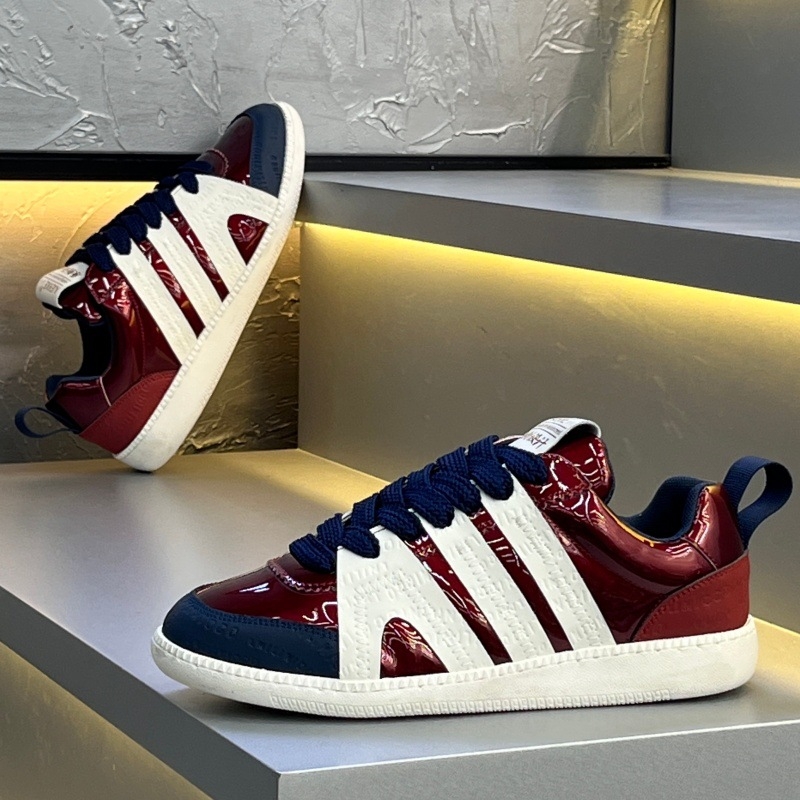 Casual мъжки маратонки със Lycra горна част, връзки, дишащи, гумена подметка, заострен нос