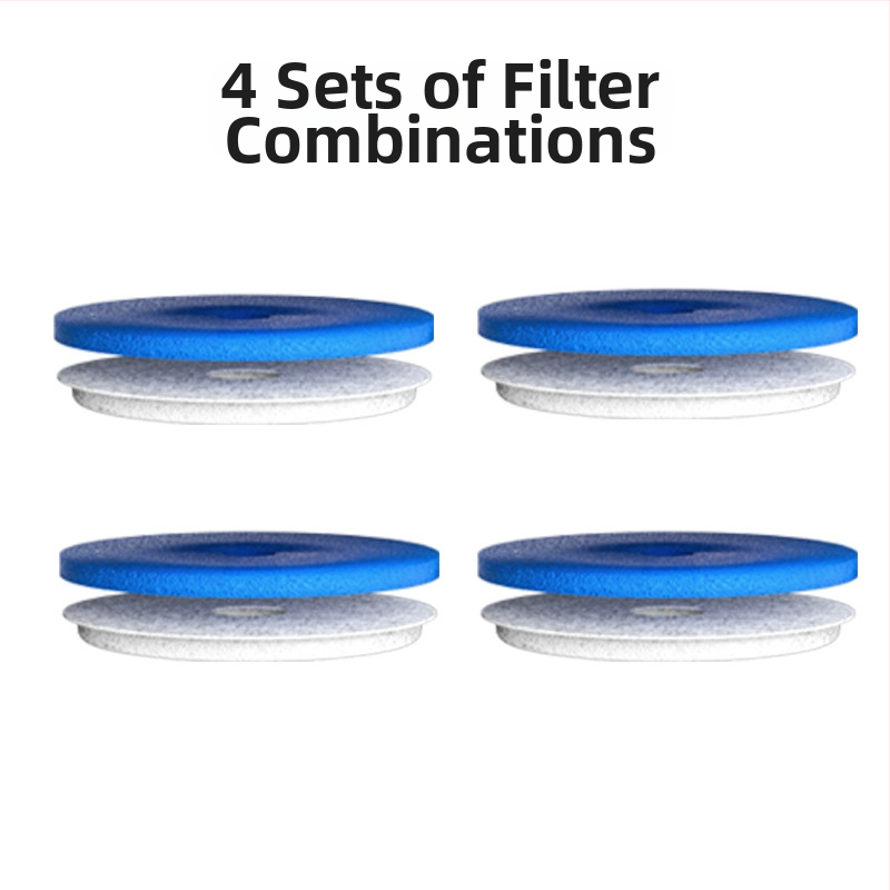 Fântână de apă pentru animale de companie din oțel inoxidabil — ciclu automat, funcționare silențioasă, design detașabil, model FT444, cod articol 2505KFZB3688, potrivit pentru pisici și câini