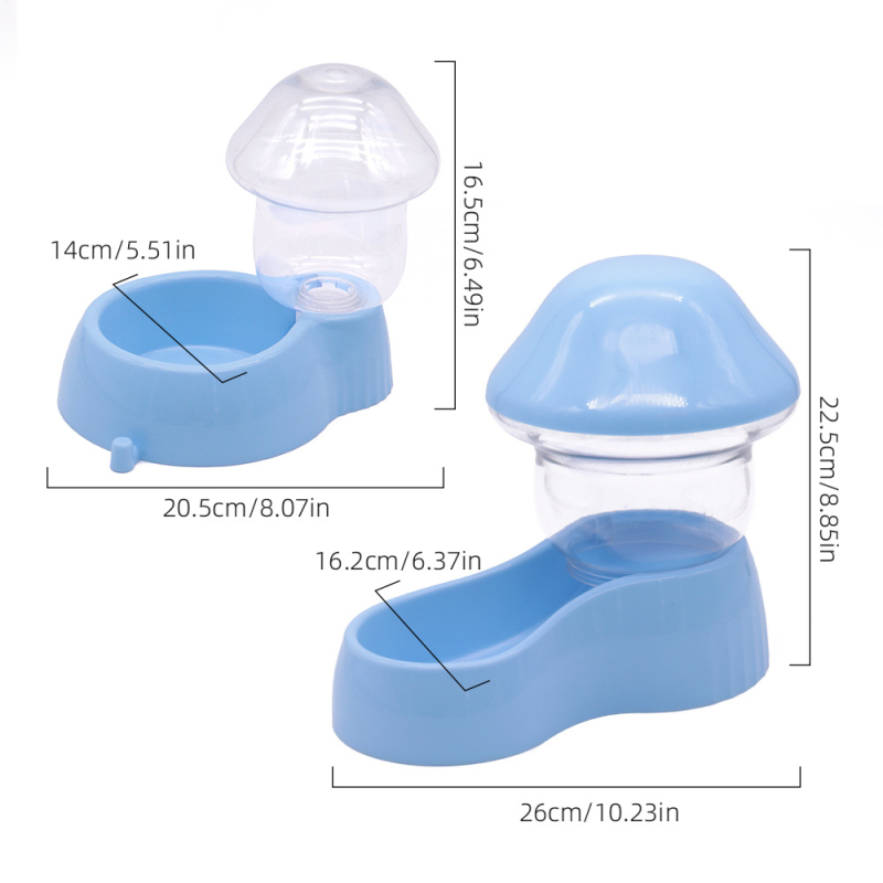 Soradd Automata etető és vízadagoló macskáknak anti-tip kialakítással és integrált tálal