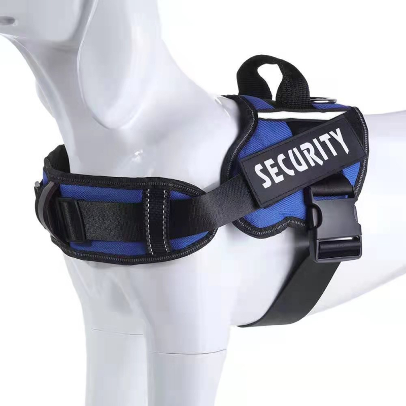 Állítható kutyahám nylonból készült mellény stílusú pórázzal