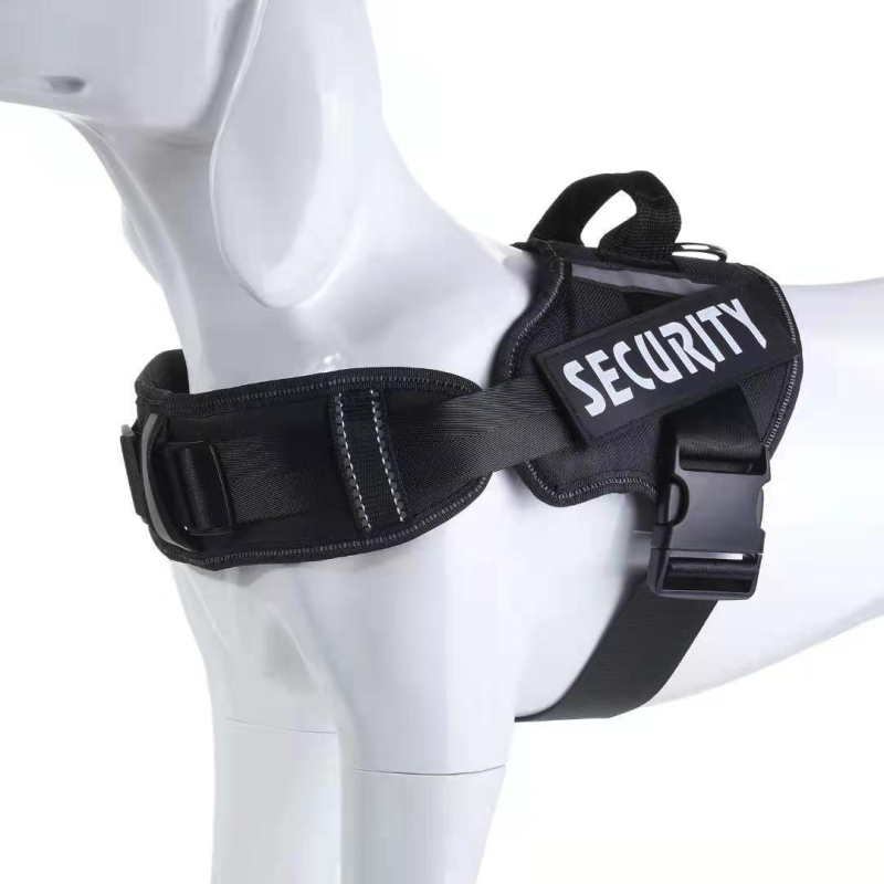 Állítható kutyahám nylonból készült mellény stílusú pórázzal