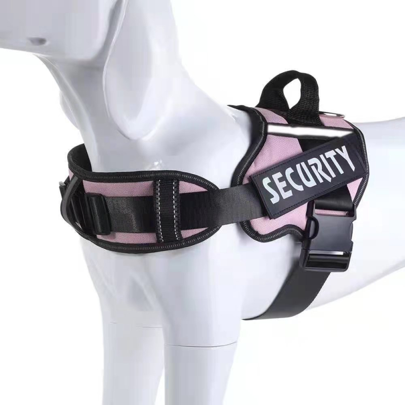 Állítható kutyahám nylonból készült mellény stílusú pórázzal