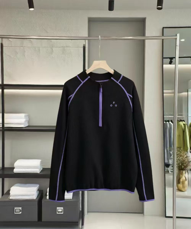 Muška majica s dugim rukavima, prozračna i odvodi vlagu, polu-zip stojeći ovratnik, planinski stil za jesen-zimu