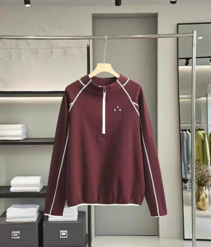 Muška majica s dugim rukavima, prozračna i odvodi vlagu, polu-zip stojeći ovratnik, planinski stil za jesen-zimu