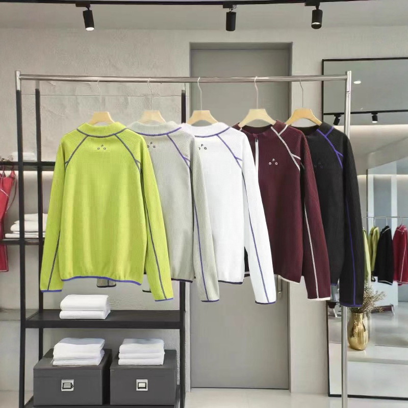 Muška majica s dugim rukavima, prozračna i odvodi vlagu, polu-zip stojeći ovratnik, planinski stil za jesen-zimu